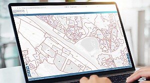 Screenshot einer Bodenrichtwerte-Recherche