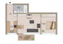 Hauptbild Kleine Wohnung, gro�es Potenzial! Ihre Chance zentral in K�ngen - bereit zum modernisieren!